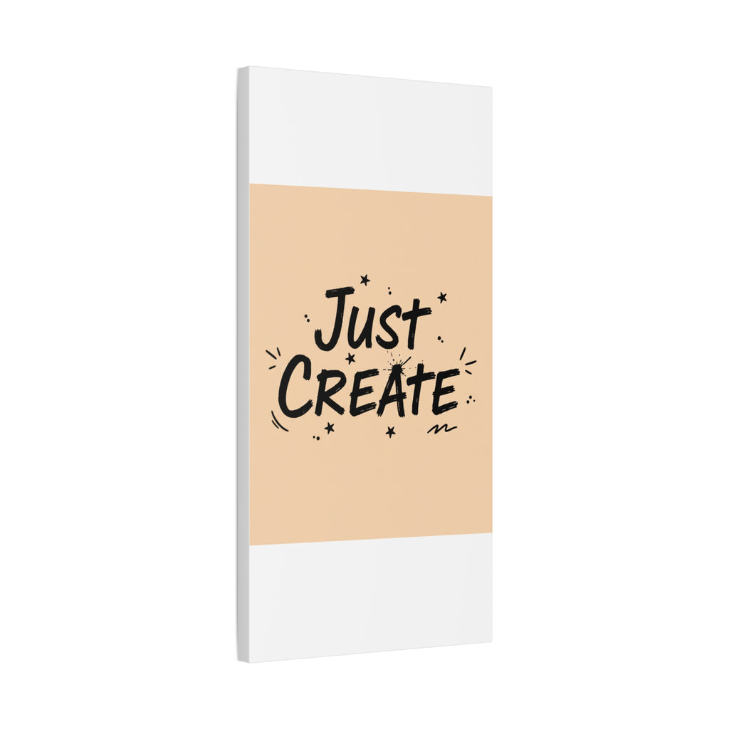Just Create marker scribble art Canvas | Handwritten marker aesthetic