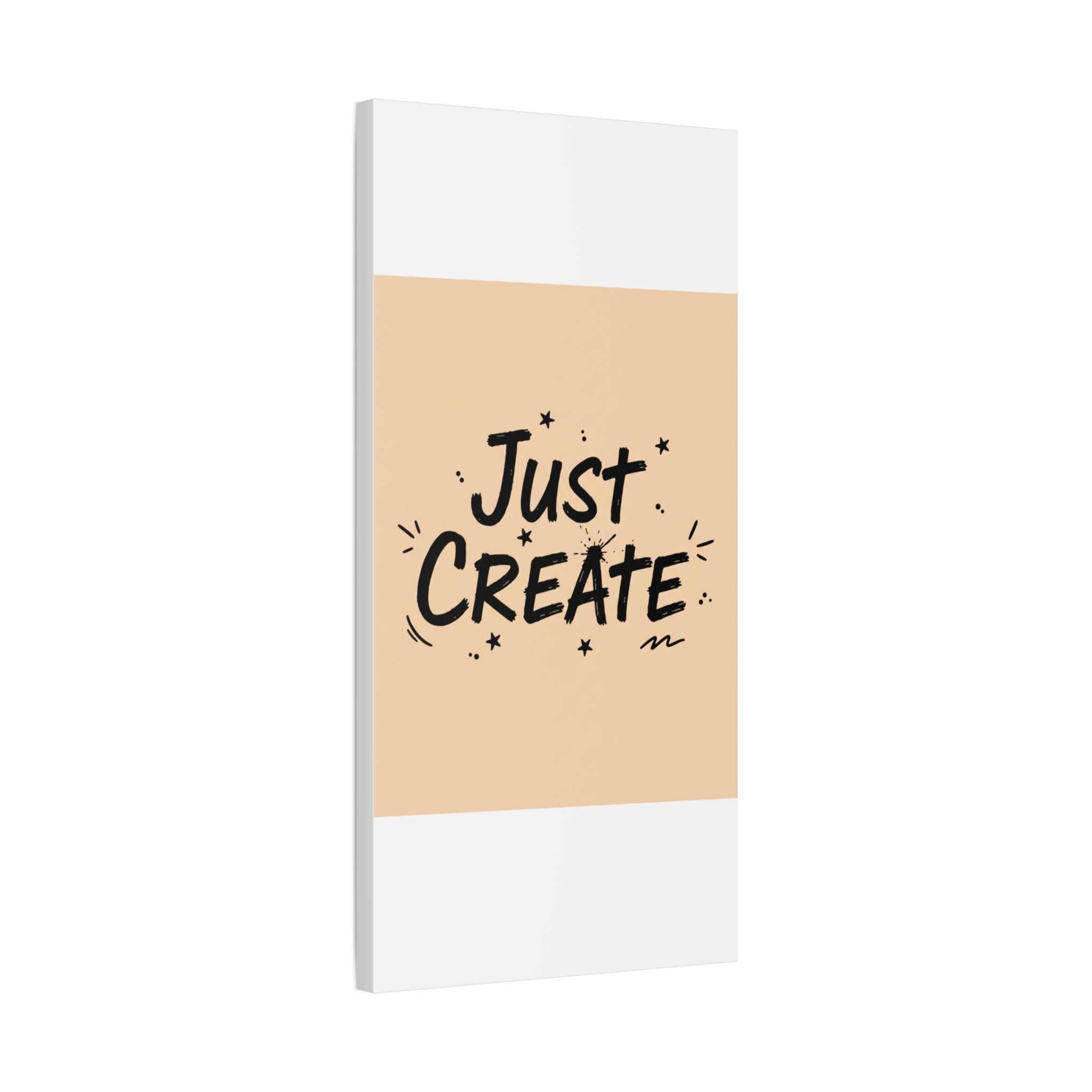 Just Create marker scribble art Canvas | Handwritten marker aesthetic