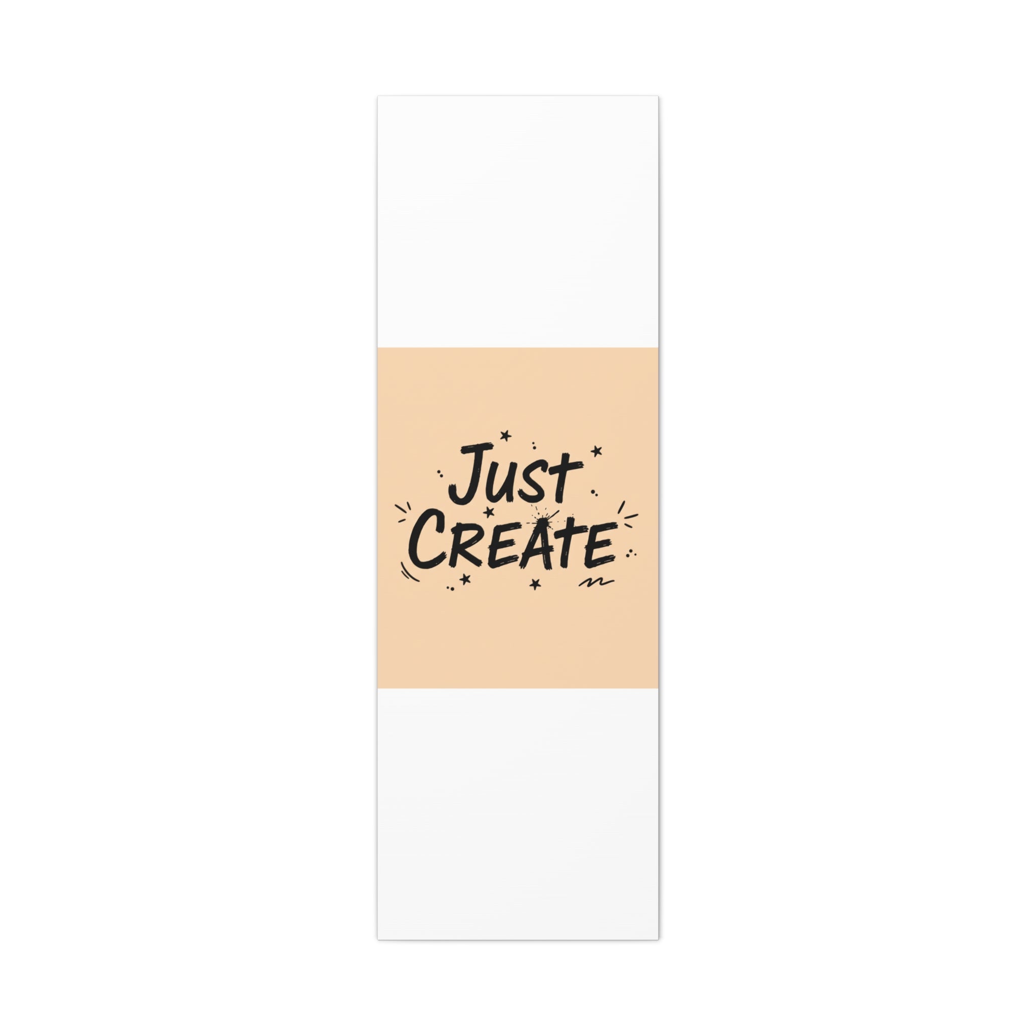 Just Create marker scribble art Canvas | Handwritten marker aesthetic