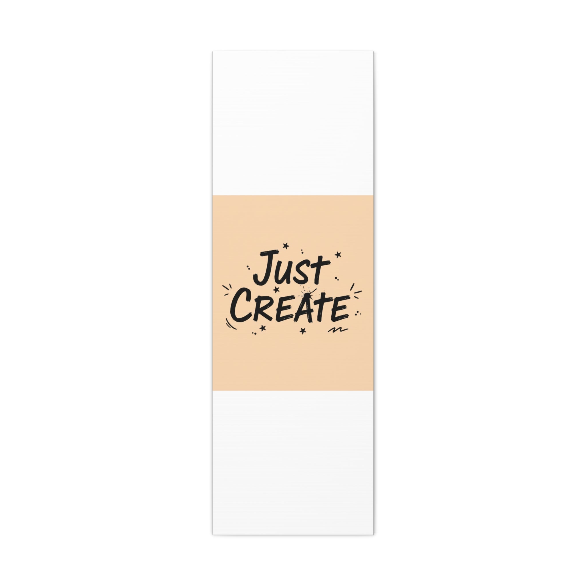 Just Create marker scribble art Canvas | Handwritten marker aesthetic