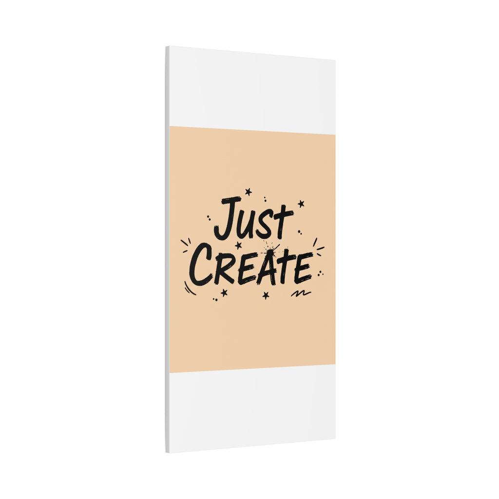 Just Create marker scribble art Canvas | Handwritten marker aesthetic