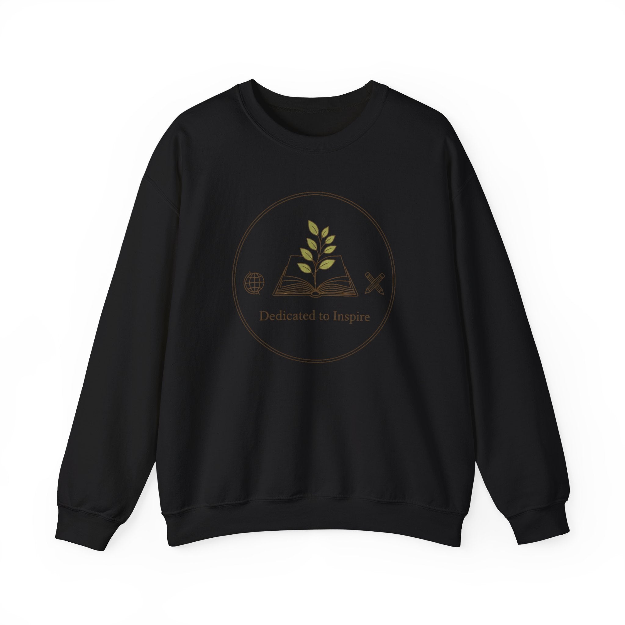 Dedicated to Inspire Sweatshirt | modern teacher, educator pride