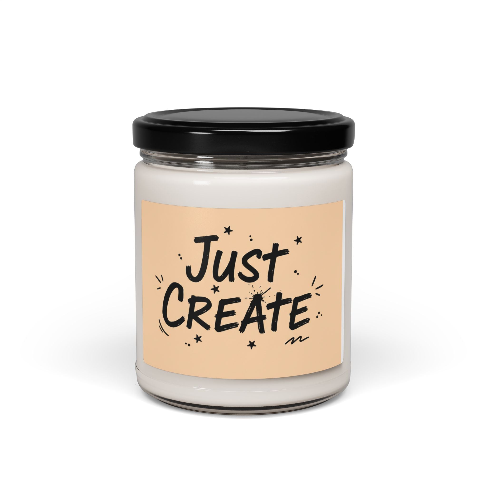 Just Create Marker Doodle Soy Candle | Handwritten Marker Aesthetic
