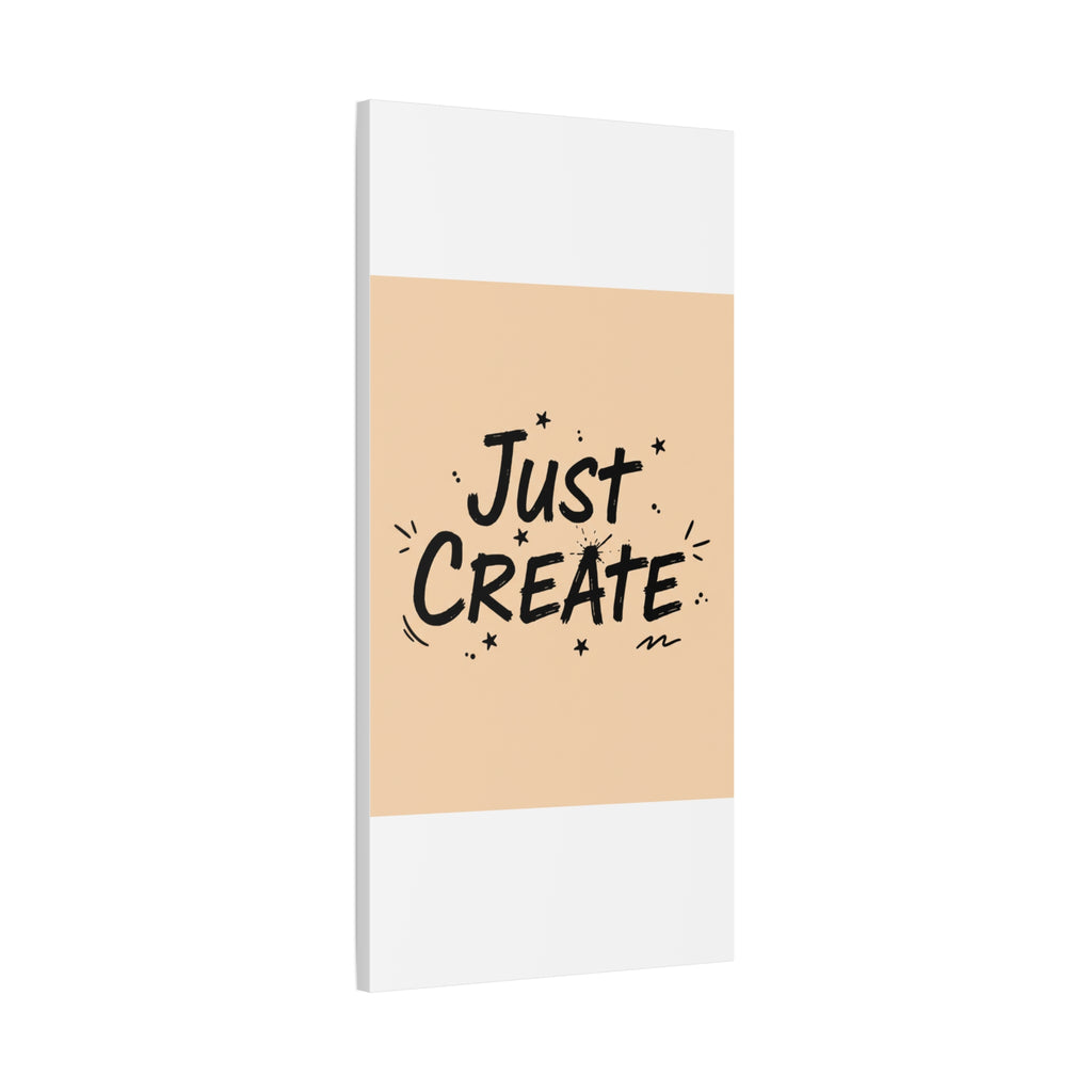 Just Create marker scribble art Canvas | Handwritten marker aesthetic