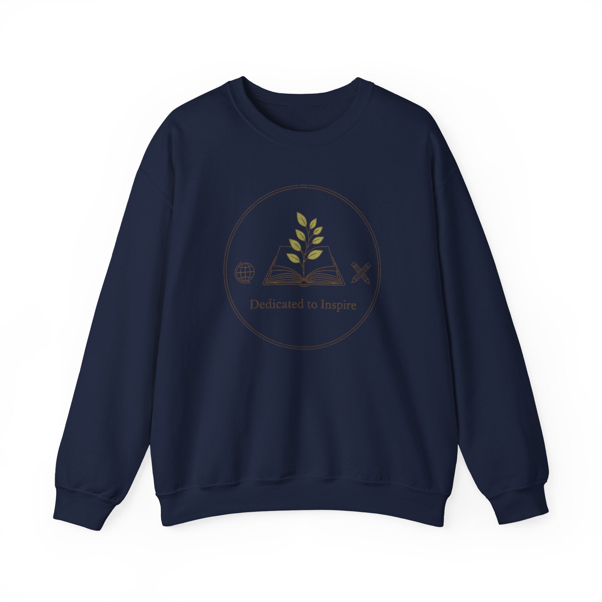 Dedicated to Inspire Sweatshirt | modern teacher, educator pride