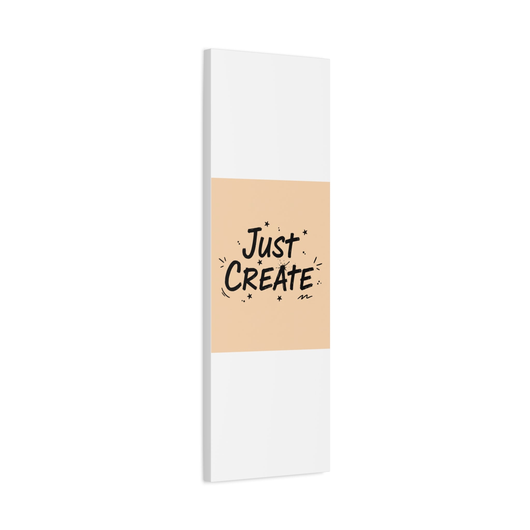 Just Create marker scribble art Canvas | Handwritten marker aesthetic