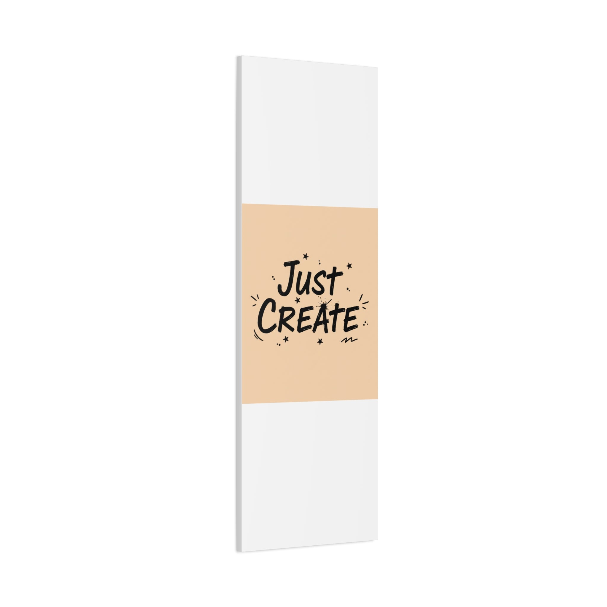 Just Create marker scribble art Canvas | Handwritten marker aesthetic