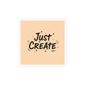 Just Create sticker | handwritten marker aesthetic, doodle scribble design