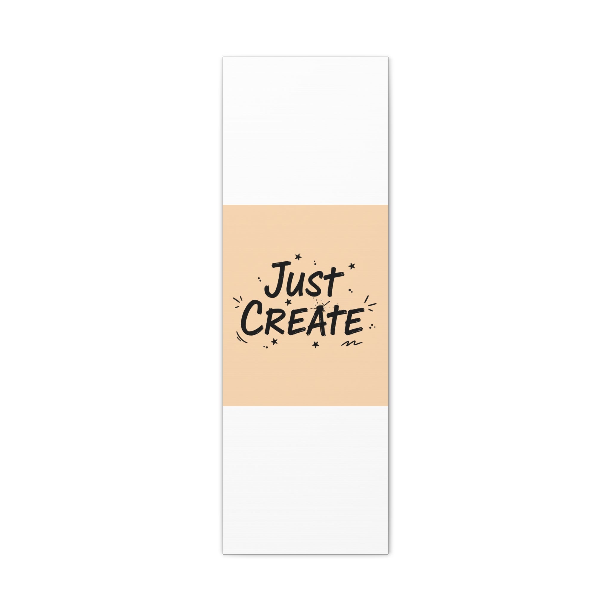 Just Create marker scribble art Canvas | Handwritten marker aesthetic