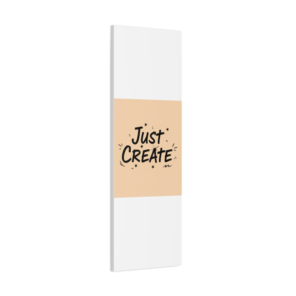 Just Create marker scribble art Canvas | Handwritten marker aesthetic