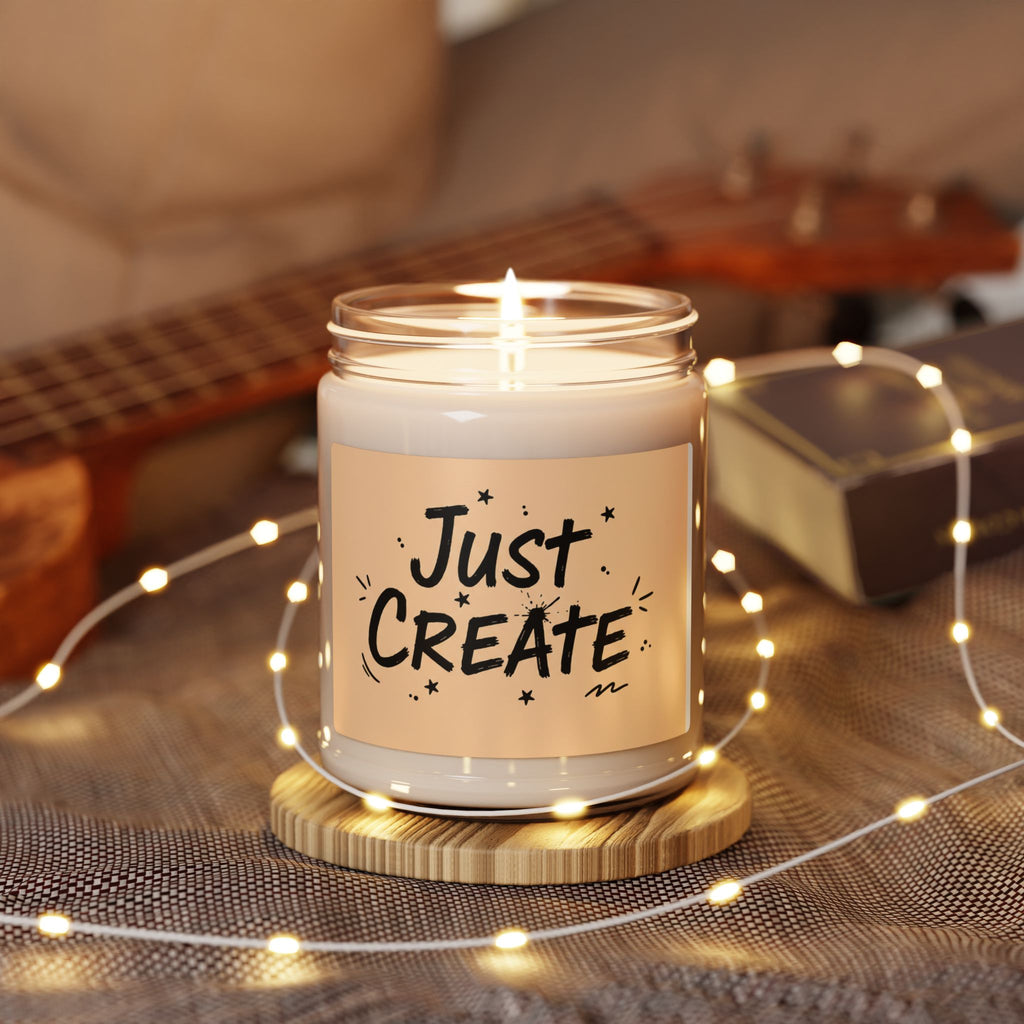 Just Create Marker Doodle Soy Candle | Handwritten Marker Aesthetic